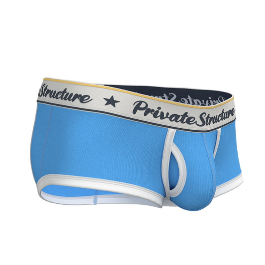Private Structure กางเกงชั้นในชาย รุ่น Classic Mid Waist Trunk - Scrub-jay Blue [4530]
