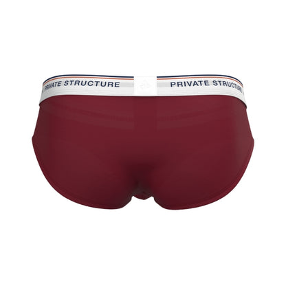 Private Structure กางเกงชั้นในชาย รุ่น CHUMM! Mid Waist Brief - Inferno Red [4630]