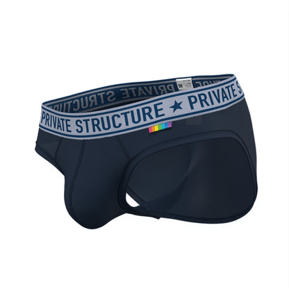 Private Structure กางเกงชั้นในชาย รุ่น PRD Mid Waist Mini Brief - Dark Navy [4385]