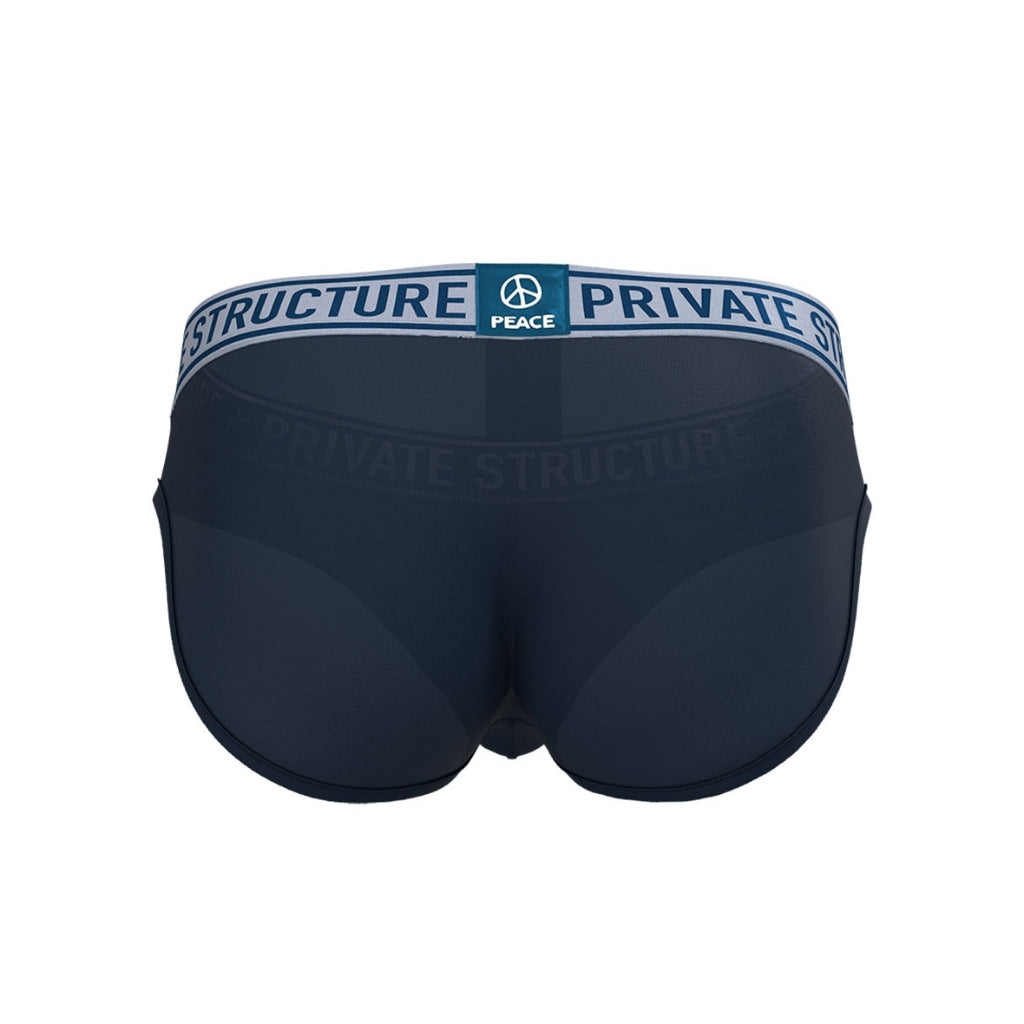 Private Structure กางเกงชั้นในชาย รุ่น PRD Mid Waist Mini Brief - Dark Navy [4385]