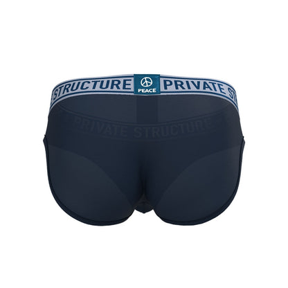 Private Structure กางเกงชั้นในชาย รุ่น PRD Mid Waist Mini Brief - Dark Navy [4385]