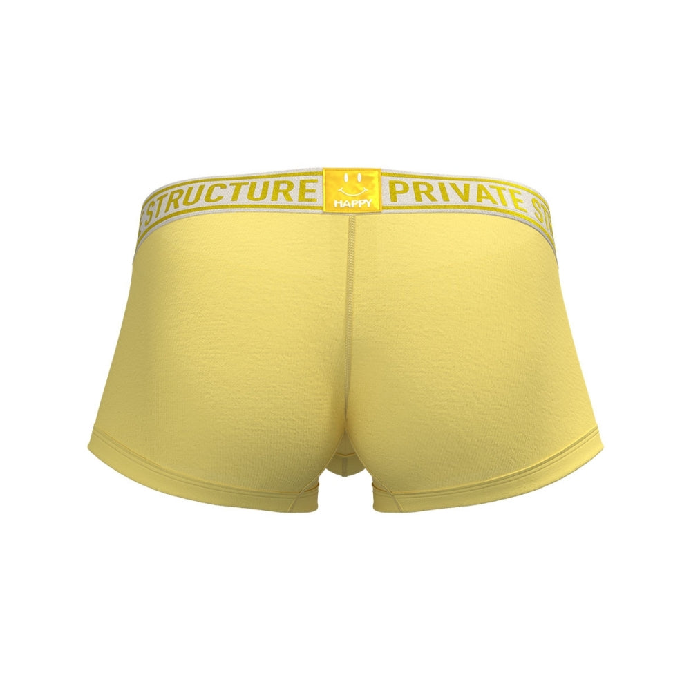 Private Structure กางเกงชั้นในชาย รุ่น PRD Mid Waist Trunk - Margarine Yellow [4386]