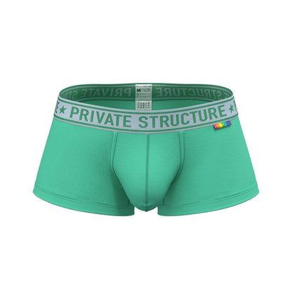 Private Structure กางเกงชั้นในชาย รุ่น PRD Mid Waist Trunk - Glacier Green [4386]