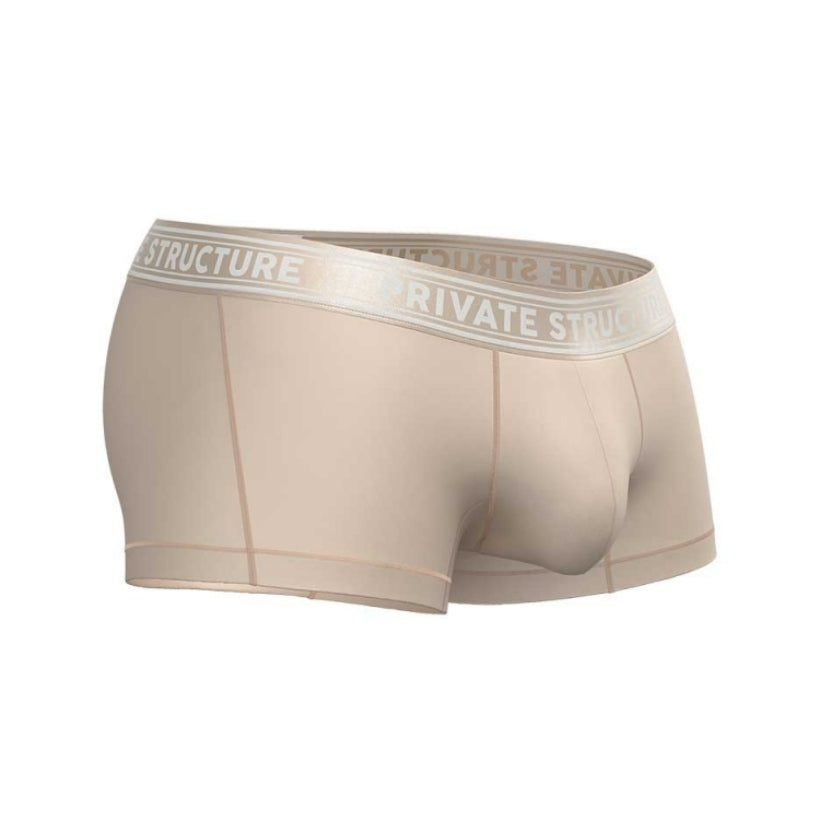 Private Structure กางเกงชั้นในชาย รุ่น Viscose From Bamboo Mid Waist Trunk - Bleached Sand [4379]