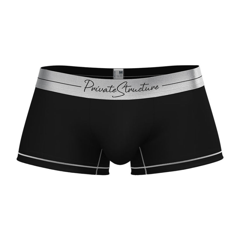 Private Structure กางเกงชั้นในชาย รุ่น Tencel Hipster - White Mix Velvet Black [4382]