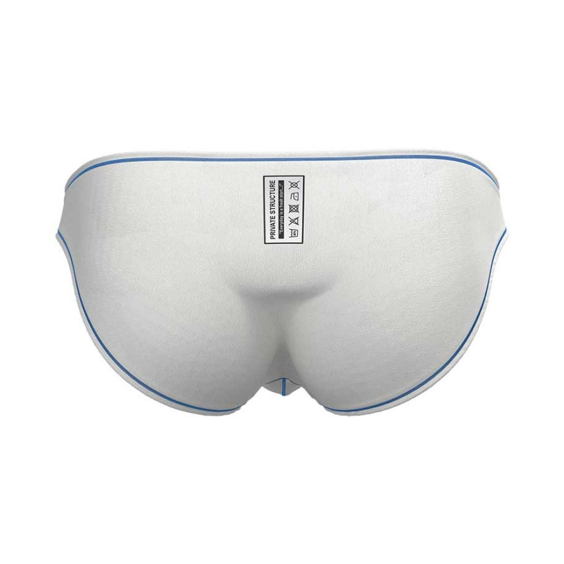 Private Structure กางเกงชั้นในชาย รุ่น PRD Eutopia Bikini Brief - Holiday White [4563]