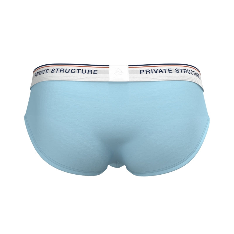 Private Structure กางเกงชั้นในชาย รุ่น  CHUMM! Mid Waist Brief - Tide Blue [4630]