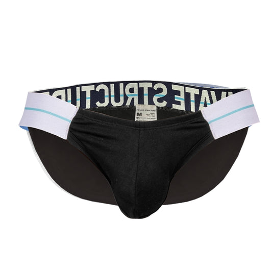 Private Structure กางเกงชั้นในชาย รุ่น MO-Lite Cutaway Brief - Aria Black [4571]