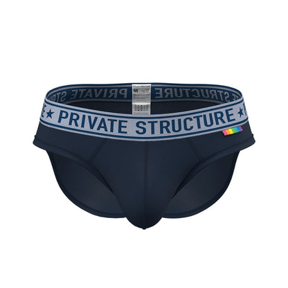 Private Structure กางเกงชั้นในชาย รุ่น PRD Mid Waist Mini Brief - Dark Navy [4385]