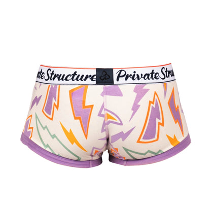 Private Structure กางเกงชั้นในชาย รุ่น Classic Motif Trunk - Disco Thunder Off White [4591]
