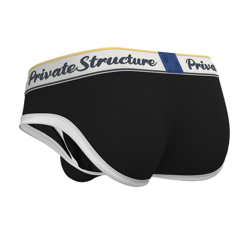 Private Structure กางเกงชั้นในชาย รุ่น Classic Mini Brief - Moonless Night Black [4529]