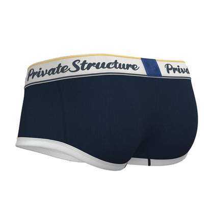 Private Structure กางเกงชั้นในชาย รุ่น  Classic Mid Waist Trunk - Ombre Navy Blue [4530]