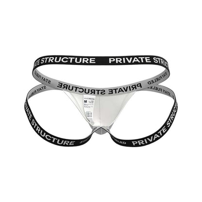 Private Structure กางเกงชั้นในชาย รุ่น  Essence Odyssey Jockstrap - White [4569]