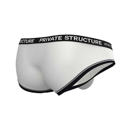 Private Structure กางเกงชั้นในชาย รุ่น Essence Odyssey Low Waist Brief - White [4567]