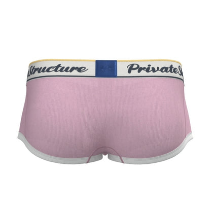 Private Structure กางเกงชั้นในชาย รุ่น Classic Mid Waist Trunk - Finch Pink [4530]