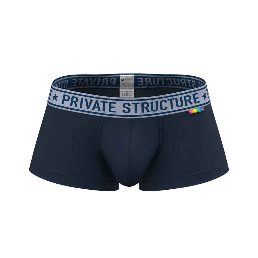 Private Structure กางเกงชั้นในชาย รุ่น PRD Mid Waist Trunk - Dark Navy [4386]