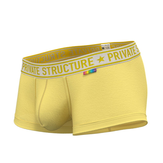 Private Structure กางเกงชั้นในชาย รุ่น PRD Mid Waist Trunk - Margarine Yellow [4386]
