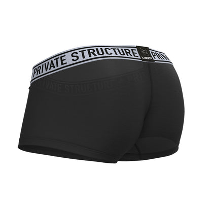 Private Structure กางเกงชั้นในชาย รุ่น PRD Mid Waist Trunk - Phantom Black [4386]