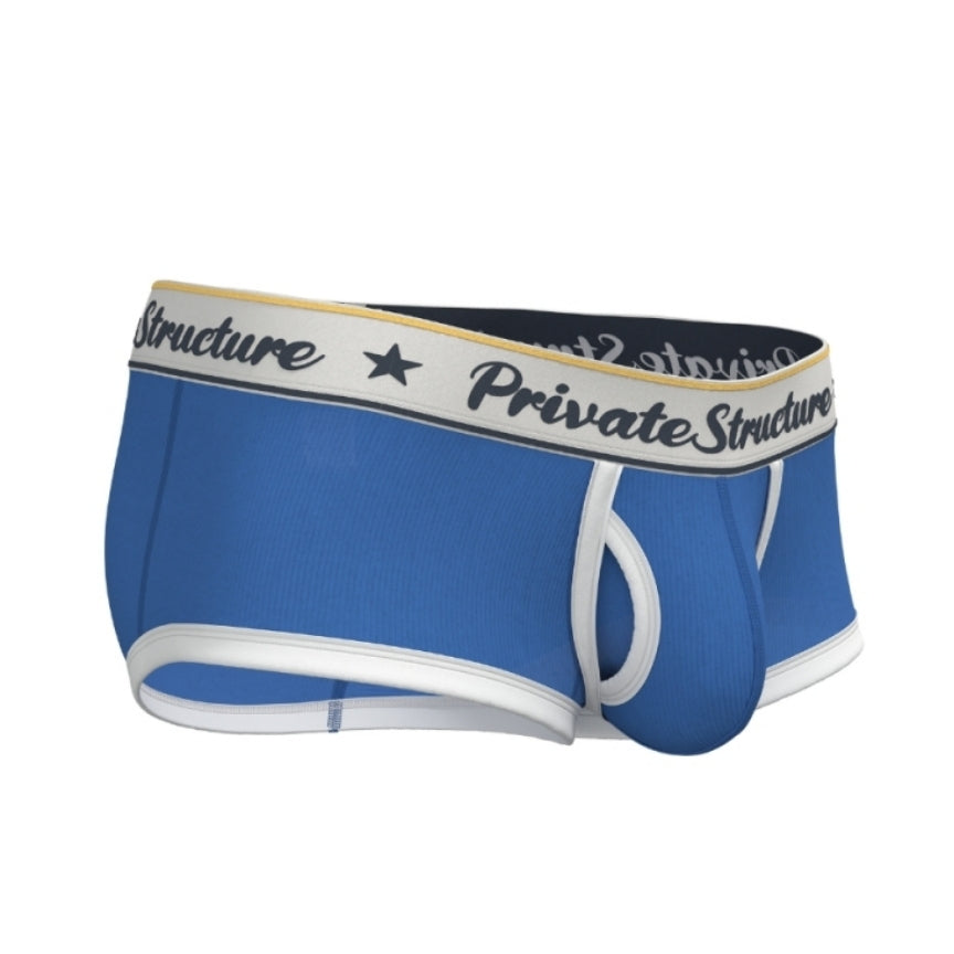Private Structure กางเกงชั้นในชาย รุ่น Classic Mid Waist Trunk - Glaucus Blue [4530]