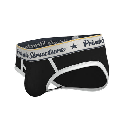 Private Structure กางเกงชั้นในชาย รุ่น Classic Mini Brief - Moonless Night Black [4529]