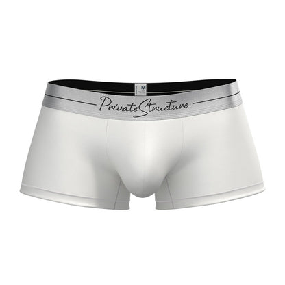 Private Structure กางเกงชั้นในชาย รุ่น Tencel Hipster - Cotton White [4382]