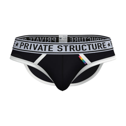 Private Structure กางเกงชั้นในชาย รุ่น PRD Limited Brief - Solid Black [4497]