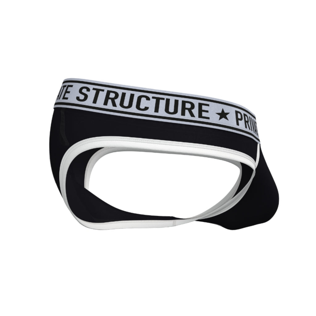 Private Structure กางเกงชั้นในชาย รุ่น PRD Limited Brief - Solid Black [4497]