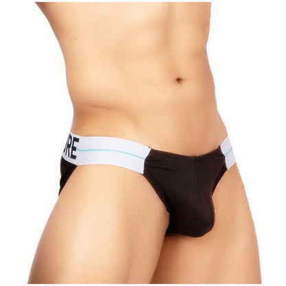 Private Structure กางเกงชั้นในชาย รุ่น MO-Lite Cutaway Brief - Aria Black [4571]