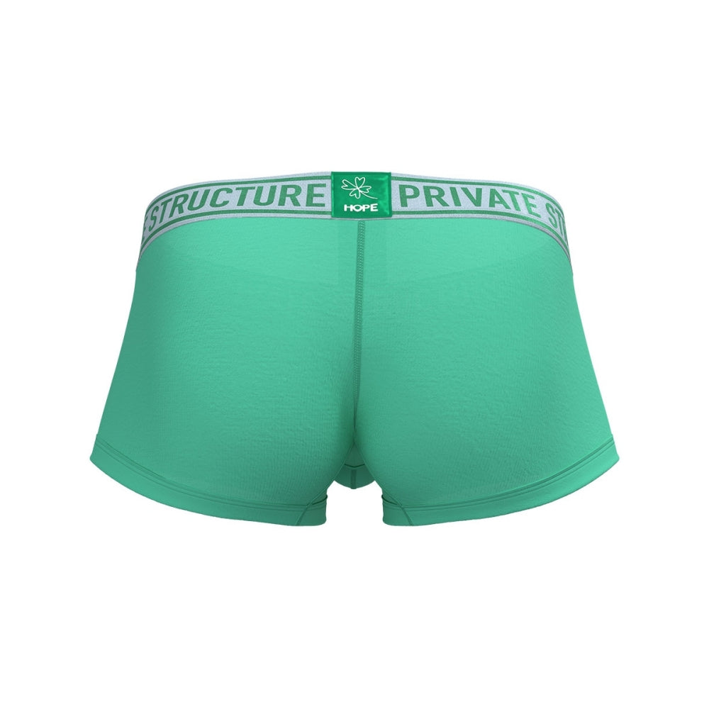 Private Structure กางเกงชั้นในชาย รุ่น PRD Mid Waist Trunk - Glacier Green [4386]
