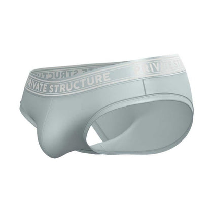 Private Structure กางเกงชั้นในชาย รุ่น Viscose From Bamboo Mid Waist Brief - Frost Blue [4378]