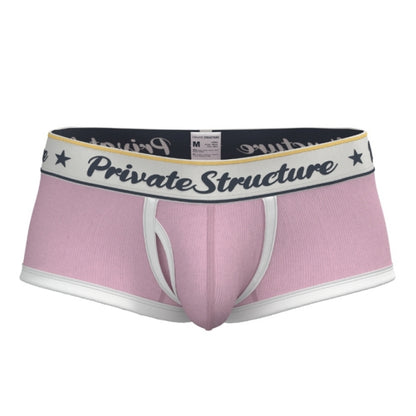 Private Structure กางเกงชั้นในชาย รุ่น Classic Mid Waist Trunk - Finch Pink [4530]