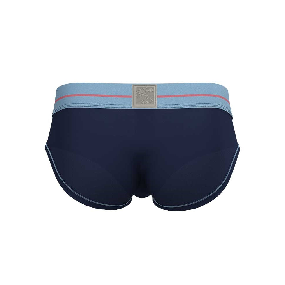 Private Structure กางเกงชั้นในชาย รุ่น MO-Lite Mini Brief - Navy Placid Blue [4104]