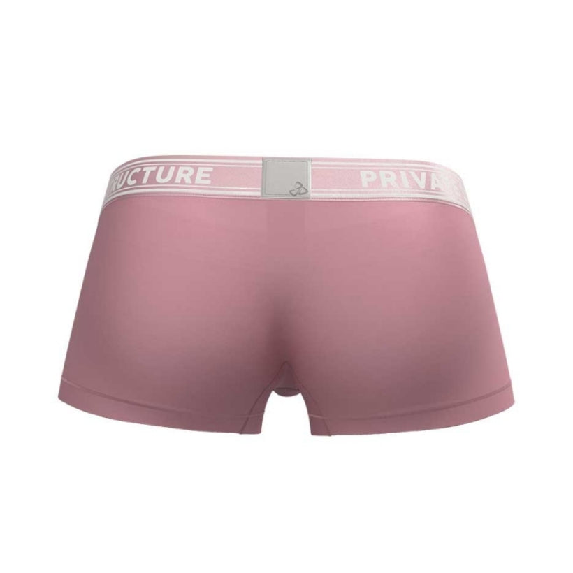 Private Structure กางเกงชั้นในชาย รุ่น Viscose From Bamboo Mid Waist Trunk - Smoke Red [4379]