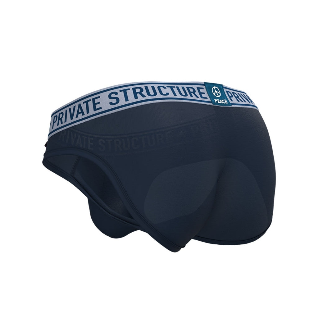 Private Structure กางเกงชั้นในชาย รุ่น PRD Mid Waist Mini Brief - Dark Navy [4385]