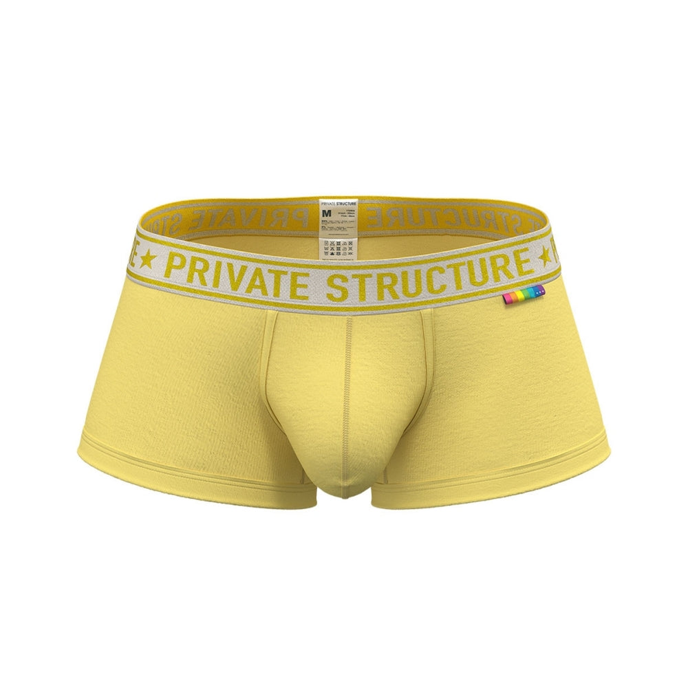 Private Structure กางเกงชั้นในชาย รุ่น PRD Mid Waist Trunk - Margarine Yellow [4386]