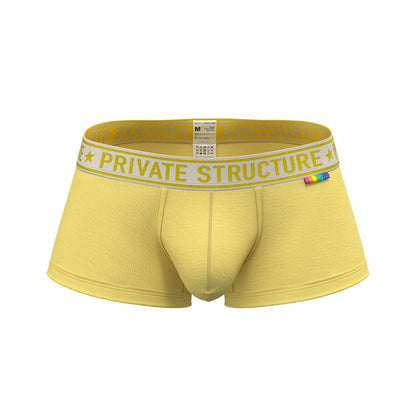 Private Structure กางเกงชั้นในชาย รุ่น PRD Mid Waist Trunk - Margarine Yellow [4386]