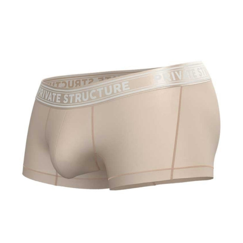 Private Structure กางเกงชั้นในชาย รุ่น Viscose From Bamboo Mid Waist Trunk - Bleached Sand [4379]