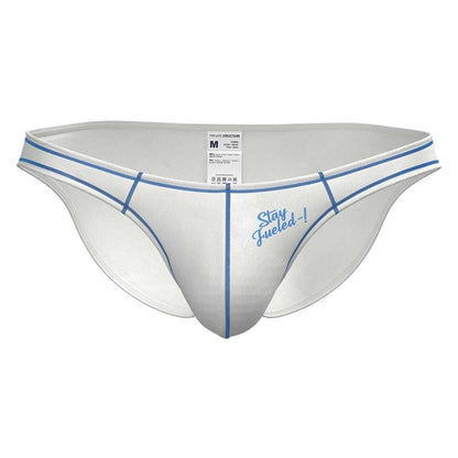 Private Structure กางเกงชั้นในชาย รุ่น PRD Eutopia Bikini Brief - Holiday White [4563]
