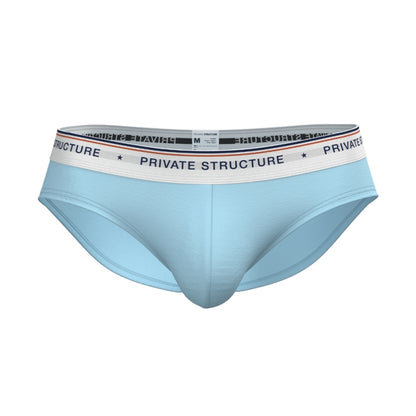 Private Structure กางเกงชั้นในชาย รุ่น  CHUMM! Mid Waist Brief - Tide Blue [4630]