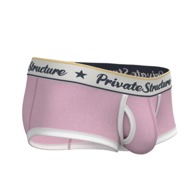 Private Structure กางเกงชั้นในชาย รุ่น Classic Mid Waist Trunk - Finch Pink [4530]