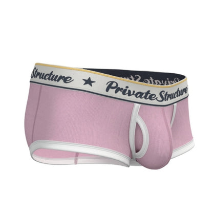 Private Structure กางเกงชั้นในชาย รุ่น Classic Mid Waist Trunk - Finch Pink [4530]