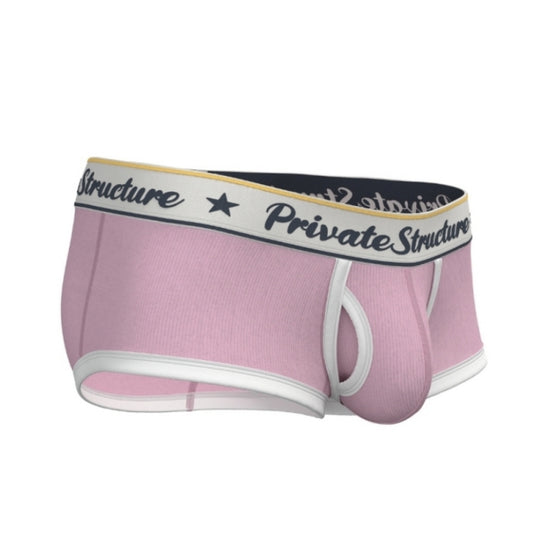 Private Structure กางเกงชั้นในชาย รุ่น Classic Mid Waist Trunk - Finch Pink [4530]