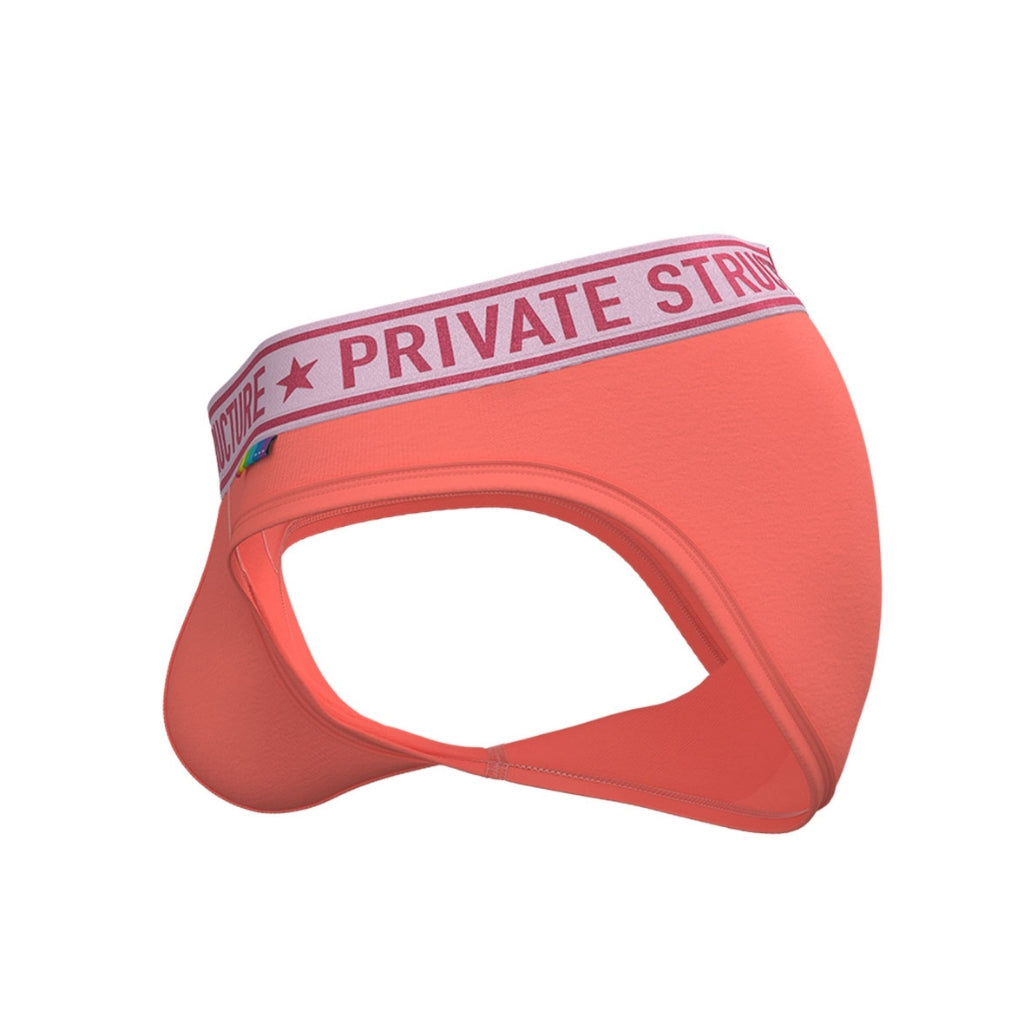 Private Structure กางเกงชั้นในชาย รุ่น  PRD Mid Waist Mini Brief - Dahlia Red [4385]