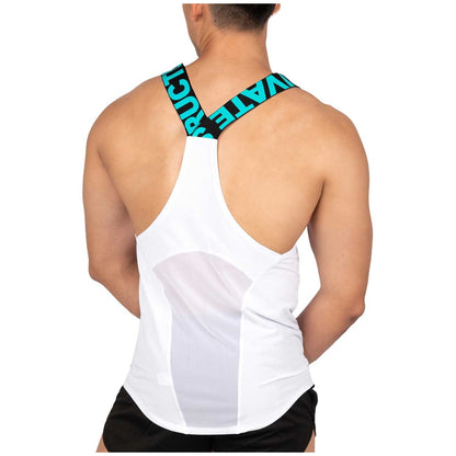 Private Structure เสื้อกล้ามออกกำลังกาย รุ่น Party Troop Tank – White [4557] / นายแบบอก 41" Size S/M