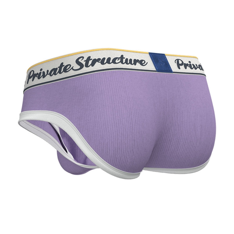 Private Structure กางเกงชั้นในชาย รุ่น Classic Mid Waist Mini Brief - Viola Purple [4529]