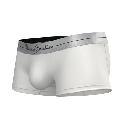 Private Structure กางเกงชั้นในชาย รุ่น Tencel Hipster - Cotton White [4382]