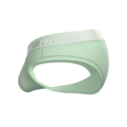 Private Structure กางเกงชั้นในชาย รุ่น Viscose From Bamboo Mid Waist Brief - Seacrest Green [4378]