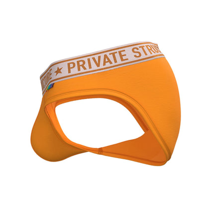 Private Structure กางเกงชั้นในชาย รุ่น PRD Mid Waist Mini Brief - Tangerine Orange [4385]