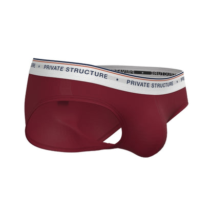 Private Structure กางเกงชั้นในชาย รุ่น CHUMM! Mid Waist Brief - Inferno Red [4630]