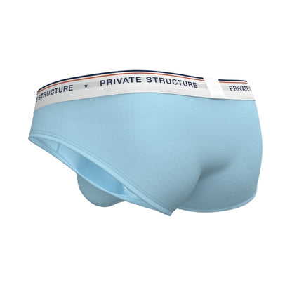 Private Structure กางเกงชั้นในชาย รุ่น  CHUMM! Mid Waist Brief - Tide Blue [4630]